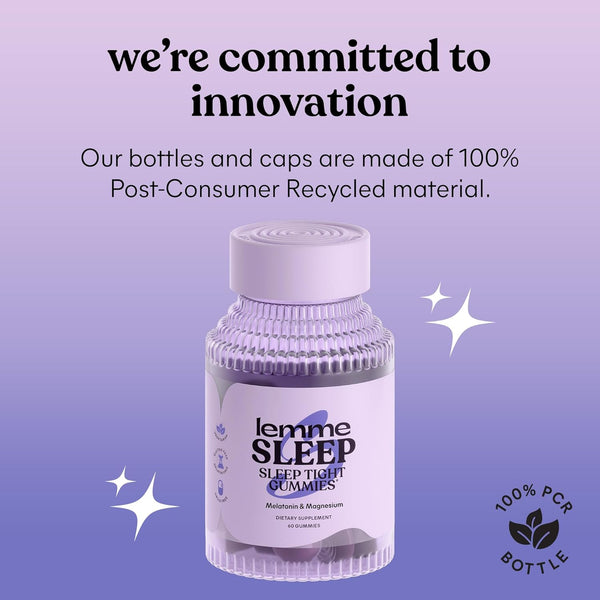 Lemme Sleep Gummies with 5Mg Melatonin, Elderberry, Magnesium, L-Theanine, Chamomile and Lavender, Drug-Free Nighttime Sleep Aid, Gluten Free,