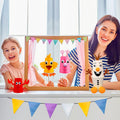 Arts and Crafts for Toddlers & Kids Ages 3-5 – Paper Cup Craft Kit, 8 Animal Projects – Fun Preschool Activity for Girls & Boys