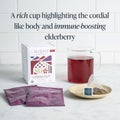 Rishi Tea Elderberry Healer Organic Herbal Tea Bags, Caffeine Free, 15ct Elderberry Healer 15 Count (Pack of 1)