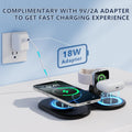 2026 Traveling Portable Wireless Mag-Safe Fast Charging Station,Magnetic 3 in 1 Charger for iPhone 17 16 15 14 13 12 Pro Max Plus,Apple Watch