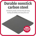 GoodCook AirPerfect Insulated Cookie Sheets Set of 2 Nonstick Carbon Steel Construction Pans for No-Burn Baking with Ergonomic Grip, 16 x 14-Inch,