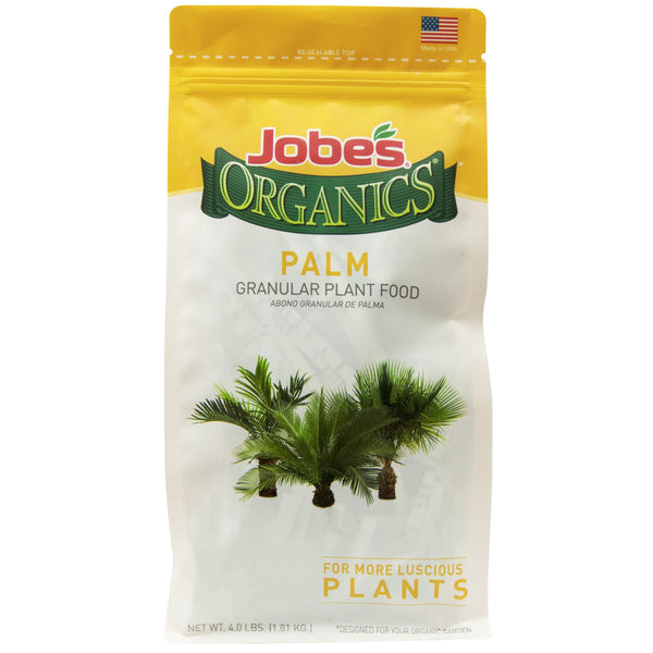 JobeÃ¢ÂÂS Organics Granular Fertilizer, Organic Fertilizer for Palm Trees and Plants, 4 Lbs Bag