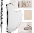 Rena Chris Stainless Steel Gua Sha and Acupuncture Pen, Manual Reflexology Tools for Muscle Tension and Pain Relief, Acupressure Pen and Gua Sha