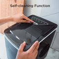 Silonn Ice Maker Countertop, 9 Cubes Ready in 6 Mins, 26lbs in 24Hrs, Self-Cleaning Ice Machine with Ice Scoop and Basket, 2 Sizes of Bullet Ice