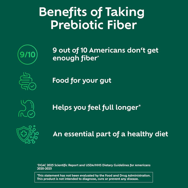 Benefiber On the Go Prebiotic GLP-1 Friendly Fiber Supplement Powder for Digestive Health, Daily Fiber, Unflavored - 28 Sticks (3.92 Ounces) 28