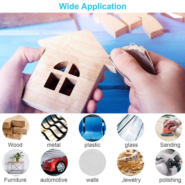 Sand Paper, 48 PCS Sandpaper, 120 to 5000 Assorted Grit Sandpaper Sheets, 9 x 3.6 Inch Premium Wet Dry Sandpaper for Wood Furniture Finishing,