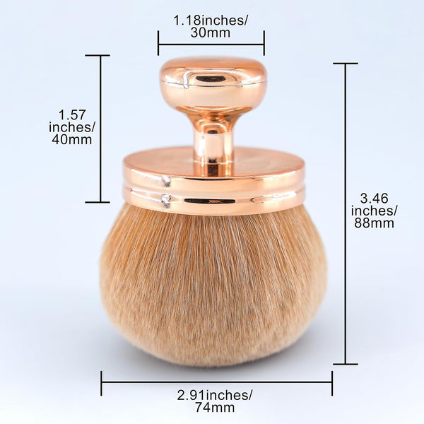 Extra Large Body Makeup Brush for Self Tanner, Self Tan Back Applicator, 74Mm Wide-Headed Kabuki Brush for Bronzers Blend Self Tanning Applicator,