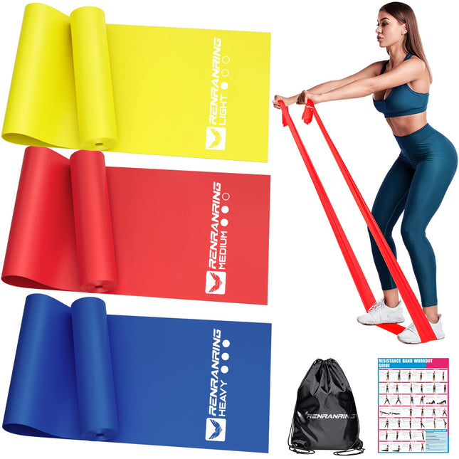Resistance Bands for Working Out, Exercise Bands for Physical Therapy, Stretch, 