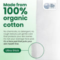 Clean Skin Club Clean² Sensitive Skin Face Pads – Ultra-Soft 100% Organic Cotton, Fragrance-Free & Lint-Free Makeup Remover & Toner, Dermatologist