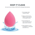 AOA Studio Collection makeup Sponge Set Latex Free and High-definition Set of 6 makeup Wonder blender For Powder Cream and Liquid, Super Soft