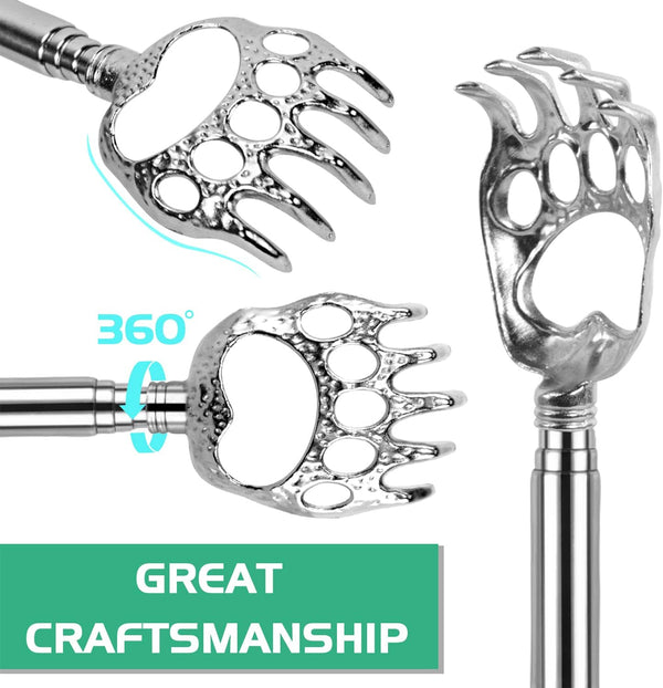 HOFASON 6 Pack Back Scratcher Fathers Day Dad Gifts, White Elephant Gifts for Adults, Stocking Stuffers for Men Women Teens, Prizes for Adults (Muti)