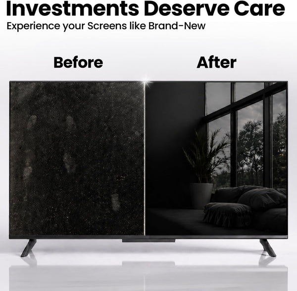 EVEO Electronic Wipes Screen Cleaner - Screen Wipes TV Screen Cleaner Wipes, Computer Screen Wipes, Laptop Screen Cleaner, ipad & Monitor Cleaner,