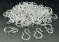 50PCS 1.7Inch Clear Plastic Punch Bowl Cup S Hooks Hangers