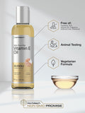 Horbäach Vitamin E Oil For Skin and Face | 4 fl oz | 100% Pure Oils | Moisturizing Skin Care | Non-GMO, Vegetarian | Lemon Scented