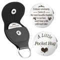 Hoosmoon Pocket Hug Token Keychain - Graduation & Birthday Gifts
