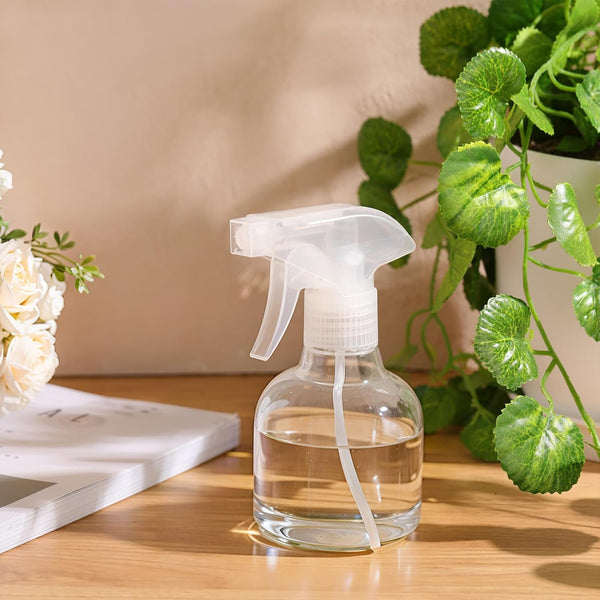 Jinei 24 Pcs 8 oz Empty Plastic Spray Bottle Bulk with Trigger Sprayers Pet Adjustable Head from Fine to Stream Refillable for Hair Plants Cooking