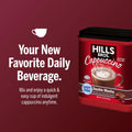 Hills Bros. Cappuccino Mix – Rich, Frothy Coffeehouse-Tasting Instant Drink Mix – Quick and Easy Preparation – Perfect for Hot & Iced Drinks &