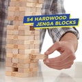 Jenga Game | the Original Wood Block Game with Genuine Hardwood Blocks | Stacking Tower Game | Ages 6+ | 1 or More Players | Party Games for Kids