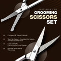 Utopia Care Eyebrow Scissors, Professional Stainless Steel Small Shears for Men and Women, Nose Hair Scissors for Grooming Mustache, Beard,