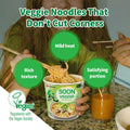Nongshim Soon Veggie Ramyun Noodles, Signature Korean Instant Ramyun, Vegetable Flavored Broth, Vegan Noodles, Quick & Easy, Microwaveable Cup,