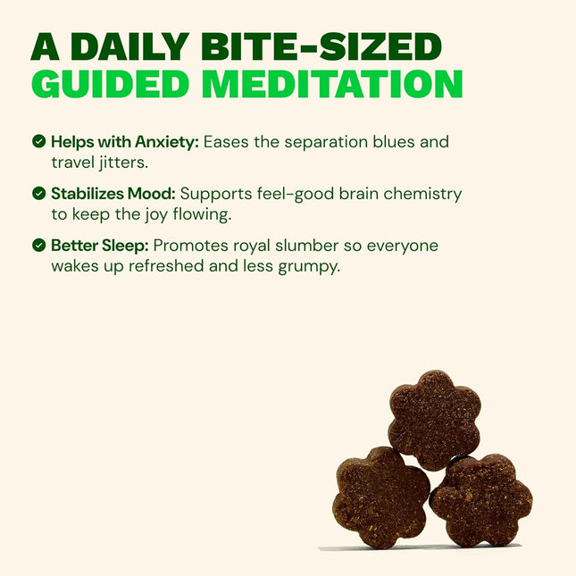 Get Joy Calm+ Stress Support Dog Supplement Chews, 90 Soft Chews, Chicken Flavor
