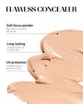 THESAEM Cover Perfection Tip Concealer, Liquid Multi-Use Concealer, Full Coverage Makeup for Acne Dark Spots Dark Circles Hyperpigmentation and