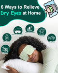 16 Packs Steam Eye Masks for Dry Eyes, Self Heating Warm Compress for Eyes Fatigue & Puffiness Relief, Disposable Heated Eye Mask Travel