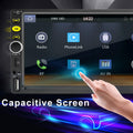 7 Double Din Touch Screen Car Radio with Apple Carplay,7 Inch Bluetooth Car Stereo with Backup Camera, FM Steering Wheel Controls,Mirror Link