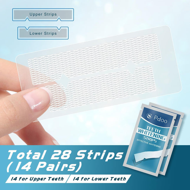 Teeth Whitening Strip - Whitening Strips for Sensitive People, Fast Remove Smoki