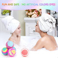 Bath Bombs for Women Gift Set - Bath Sets for Women Gift - 5 Large Bath Bomb Set with 4 Shower Steamers & 3 Candles -