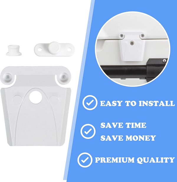 Cooler Latch Replacement Kit, Plastic Cooler Latches with 2 Winged Posts & 2 Single-Screw Button Posts, Fits 50–165 Qt Coolers, Part #24013-2 Pack