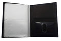 Men's Hipster Wallet, Up to 24 Cards, Leather Bifold Organizer, Black | 12 Built-In Card & Photo Sleeves | Flip-Through Organization | 2 ID