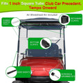 Club Car Golf Cart Windshield Clips Kit fit Precedent,Tempo, Onward 1 Inch Tube Included Windshield Sash Clips, Windshield Retaining Clips,