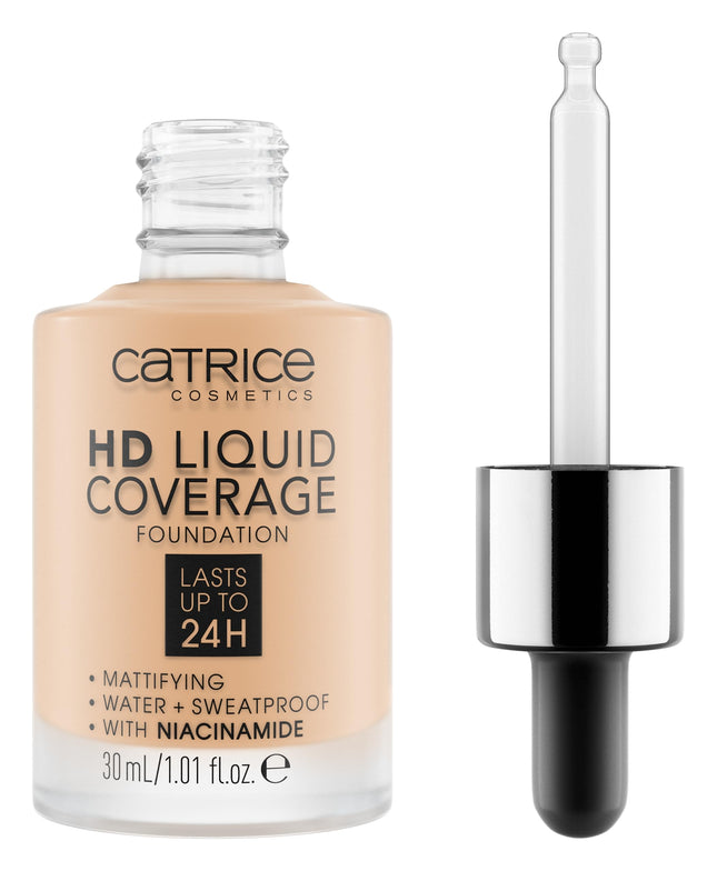 Catrice | HD Liquid Coverage Foundation | High & Natural Coverage | Vegan & Crue