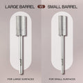Pana 3/32" Flat Top Nail Carbide Bit - Silver Large Barrel Head (Grit: Fine - F) for Electric Dremel Drill Machine