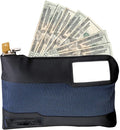 Master Lock Money Bag with Key Lock and Zipper for Cash, 11-1/2 in. Long Locking Portable Travel Money Pouch Protects Passports, Valuables, 7120D,