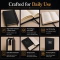 Self Mastery Journal for Men | 12-Week Guided System for Gratitude, Mindfulness & Habit Building with Structured Daily Prompts | Build Discipline