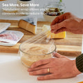 W&P Reusable Silicone Stretch Wrap, 1 Box with 3 Wraps (7x8, 10x11, 13x14), Oven, Dishwasher, Microwave & Freezer Safe, BPA Free Stretch Wrap Set