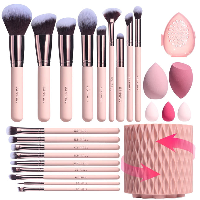 BS-MALL Makeup Brushes Premium Synthetic Foundation Powder Concealers Eye Shadow