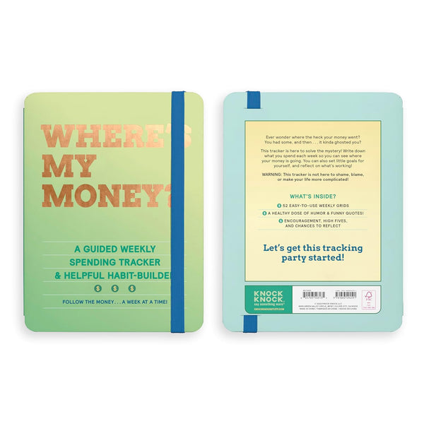Knock Knock Where'S My Money Habit Tracker Journal: a Guided Weekly Spending Tracker & Helpful Habit Builder