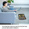 Trelaco Foot Massage Mat Reflexology Walk Stone Road Foot Massage Acupoint Mat for Acupressure Relaxes for Long Sitting Elderly Students and