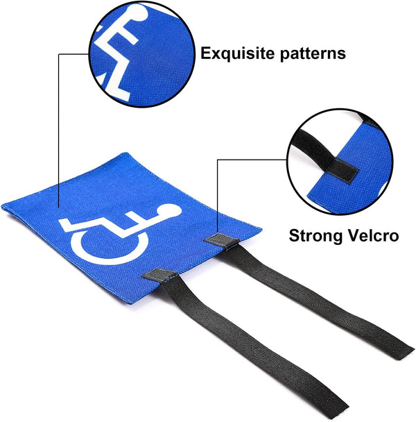 Disable Golf Cart Flag with Straps,Easy to Install Handicap Flags for Golf Cart,Unisex Handicap Flag Golf Cart Flag Holder,Golf cart Mount for