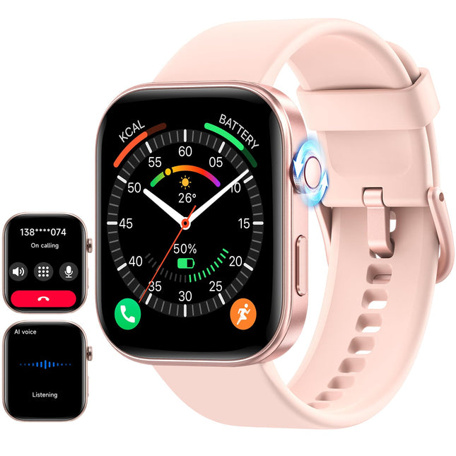 ENOMIR Smart Watch for Women Iphone & Android,1.99"" AMOLDE Screen 3ATM Waterproof Fitness Watch with Answer/Make Call A