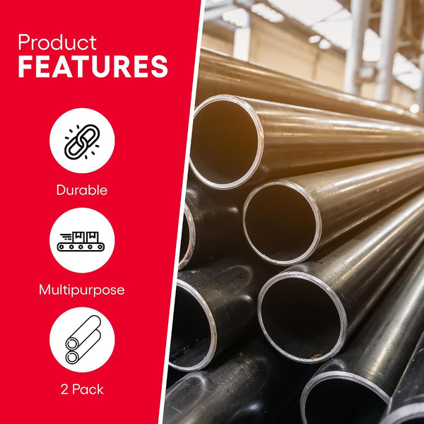 Heavy Duty Conveyor Rollers - Galvanized Steel Gravity Roller, 36" Between Frame 1.5" Diameter - Ideal for Assembly Areas & Distribution- Kayak,