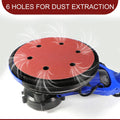 Awutzut 9 Inch 6 Hole Sanding Discs 40 Grit Hook and Loop for Drywall Sander 12PCS 40 Grit 12.0