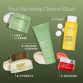 Farmacy Sensitive Skin Makeup Remover Cleansing Balm - Green Clean Waterproof Makeup Remover Balm + Oil Cleanser for Face - Melts Make Up + SPF -