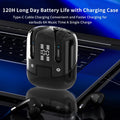 2 Pairs Wireless Earbuds Bluetooth 5.5 ,Wireless Ear Buds HIFI Bass Stereo Headphones with Noise Cancelling, LED Display Power in Ear Earphones