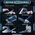SHOWPIN Precision Computer Screwdriver Kit: 122PCS Laptop Screwdriver Sets Gray-122pcs-1pack