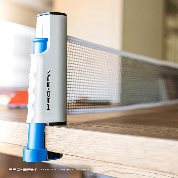 PRO-SPIN Retractable Ping Pong Net – 72" Table Tennis Net with Clamps | Portable Ping Pong Net for Any Table | Includes Custom Mesh Storage Bag |