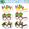 Vinsot 32 Pcs Beach Pool Party Sunglasses Hawaiian Glasses Luau Party Favor Hawaiian-themed